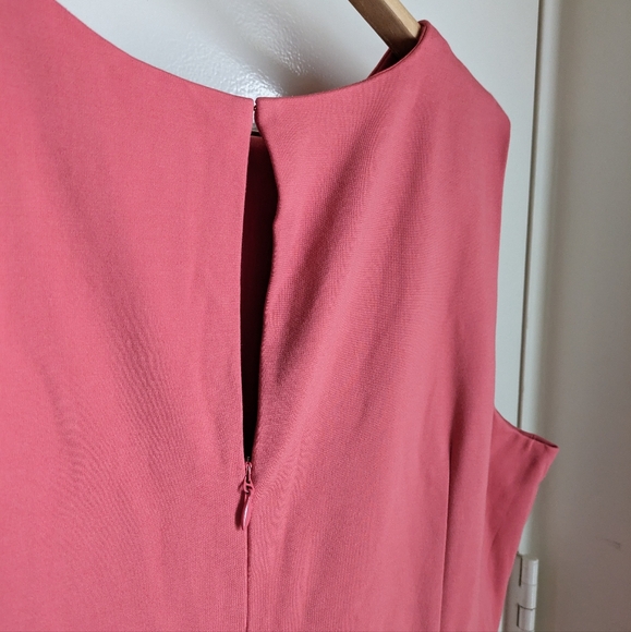 Adelyn Rae 2X Pink Coral Fit & Flare Summer Dress Plus Size - Picture 10 of 14